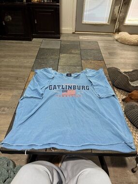 Gatlinburg Tennessee Short Sleeve Tee - Light Blue